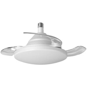 22.5-inch Invisible Blade Ceiling Fan Light with E27 Socket Dimmable LED