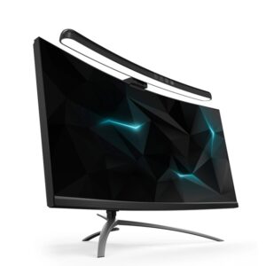 Laptop Curved Screen Hanging Lamp Computer Desk Light Without RGB Backlight