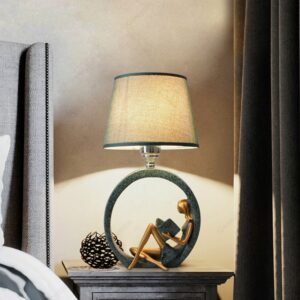 Alternative view of Modern Bedside Reading Statue Base Lamp Home Decoration