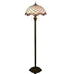 Alternative view of Modern Mediterranean Floor Lamp Mosaic Glass Living Room Dining Room Bedroom Decorative Light