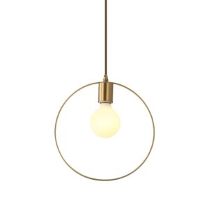 Alternative view of Simple Modern Aisle Copper Lamp with 5W Three-color Light